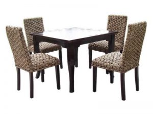 Monica Seagrass Dining Set