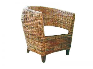 Gary Croco Rattan Arm Chair