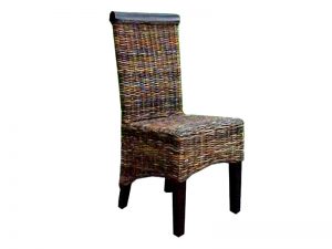 Melina Croco Rattan Dining Chair