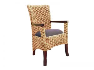 Mathilda Seagrass 4x4 Dining Chair