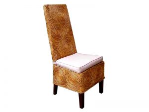 New Kayla Round Weave Dining Chair