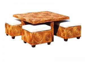 Boston Coffee Table & Stools