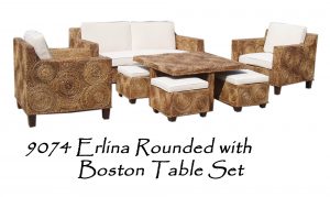 Erlina Rounded with Boston Table