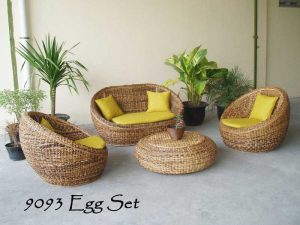 Lombok rattan living room set