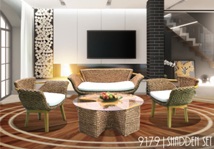 Vietnam living room rattan furniture sets