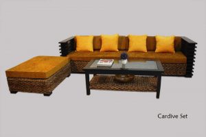 Cardive Wicker Living Set