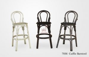 Cuffie Rattan Barstool