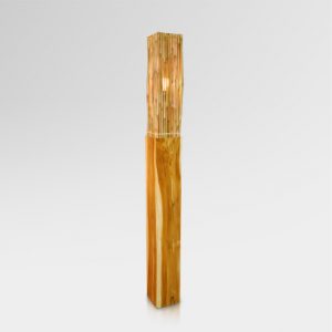 Gracia with grass cane Floor Lamp - Large