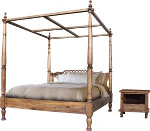 Sanur wooden bed set