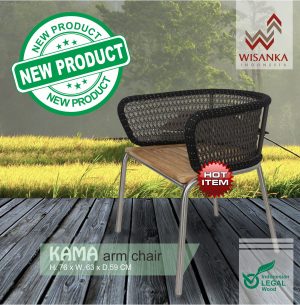 KAMA arm chair furniture