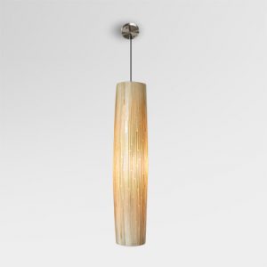 Kei with Wickerflat Hanging Lamp