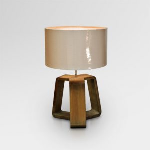 Lare Teak Table Lamp