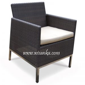 Denise Arm Chair with SS leg