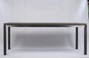 Valerie rectangular table, synthetic rattan,