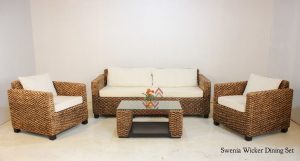 Swenia Wicker Living Set