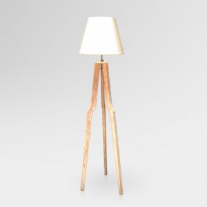 Teak Pod Floor Lamp A (Knock Down)