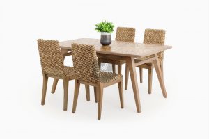 Bione Natural Fiber Dining Set