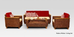 Padova Wicker Living Set