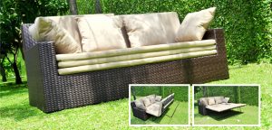 Turi Sofa Bed with 5 Pillows
