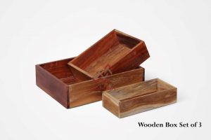 Wooden Box Set of 3